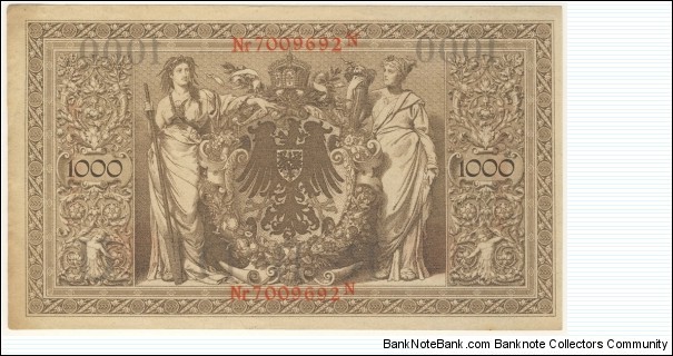 Banknote from Germany year 1910