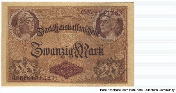 20 Mark(German Empire 1914) Banknote