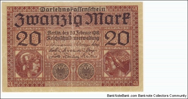 20 Mark(German Empire 1918) Banknote