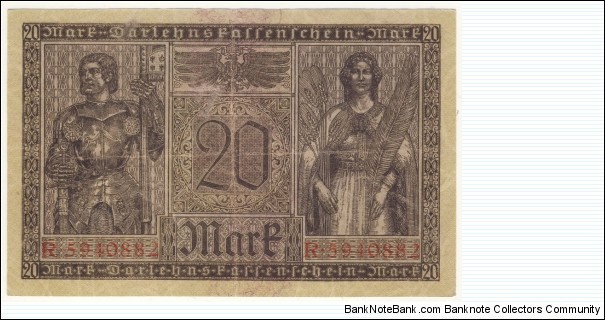 Banknote from Germany year 1918