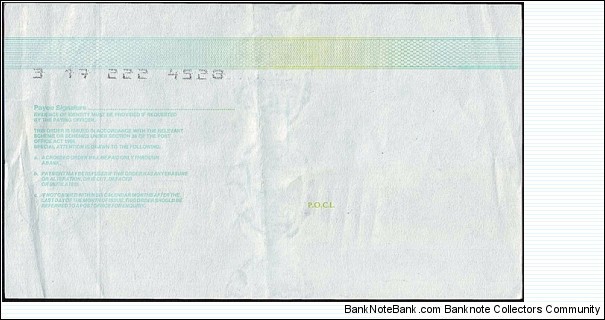 Banknote from Scotland year 1996