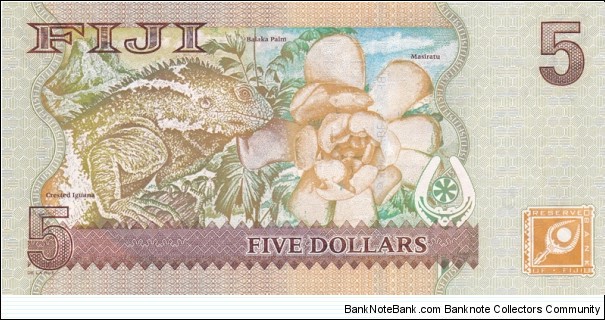 Banknote from Fiji year 2007