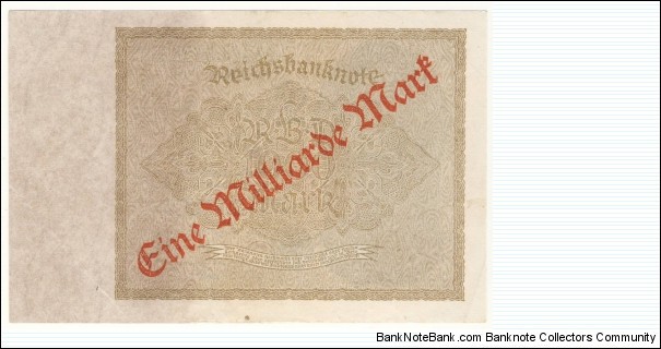 Banknote from Germany year 1922