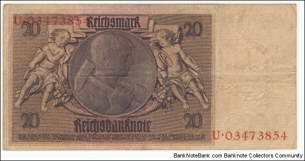 Banknote from Germany year 1929