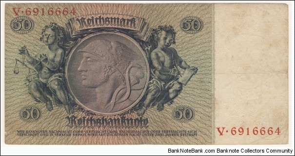 Banknote from Germany year 1933