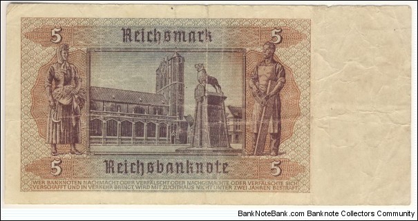 Banknote from Germany year 1942