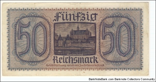 Banknote from Germany year 1939