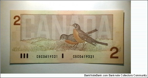 Banknote from Canada year 1986