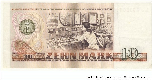 Banknote from Germany year 1971