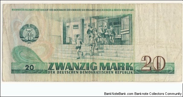 Banknote from Germany year 1975