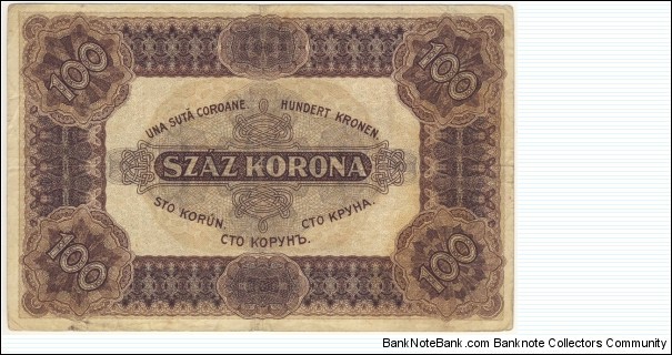 Banknote from Hungary year 1920