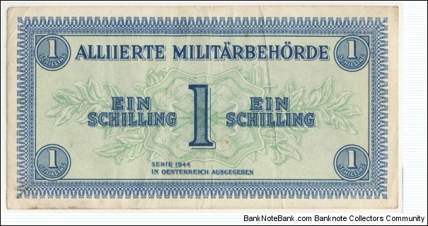 1 Schilling(Alliierte Militärbehörde 1944) Banknote