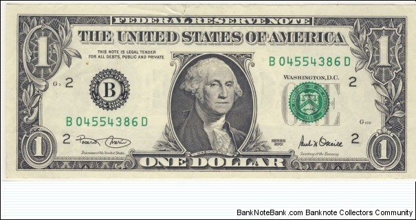 1 Dollar(New York) Banknote