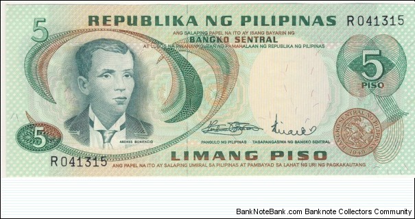 5 Piso Banknote