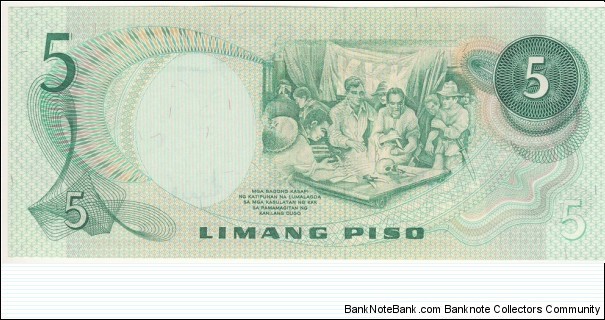Banknote from Philippines year 1970