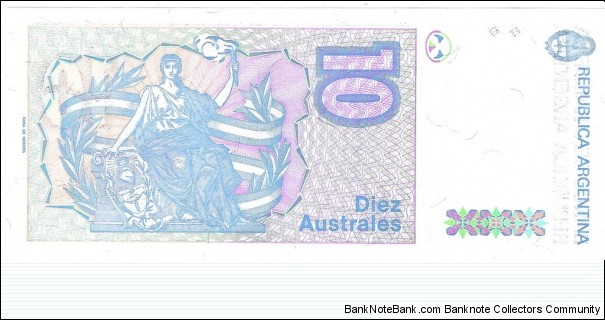 Banknote from Argentina year 1985