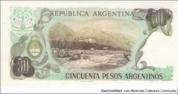 Banknote from Argentina year 1983