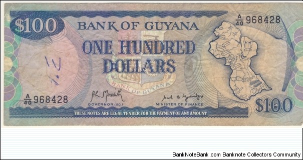 100 Dollars Banknote