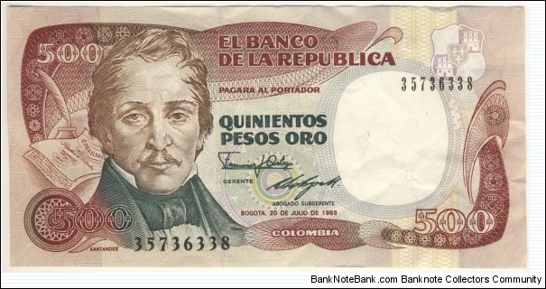 500 Pesos Banknote