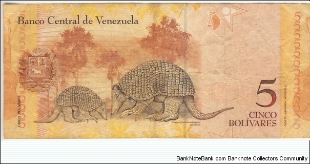 Banknote from Venezuela year 2007