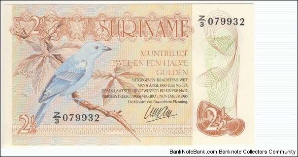 2½ Guldens Banknote