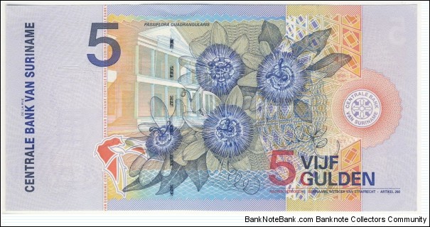 Banknote from Suriname year 2000