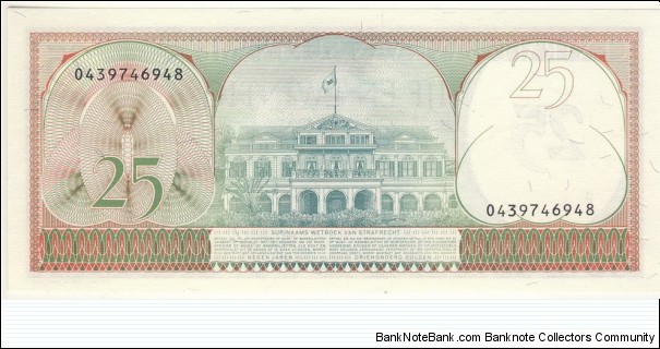 Banknote from Suriname year 1985