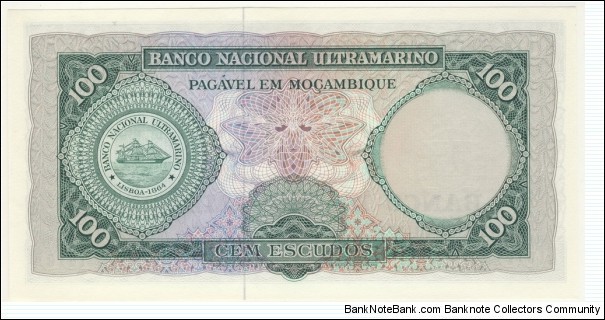 Banknote from Mozambique year 1961