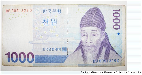 1000 Won Banknote