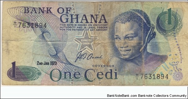 1 Cedi Banknote