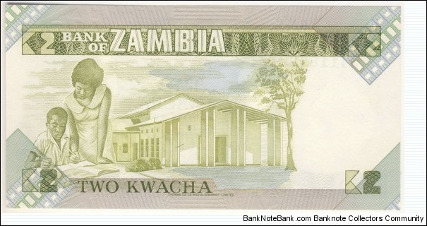 Banknote from Zambia year 1980