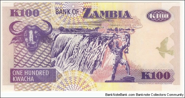 Banknote from Zambia year 2006