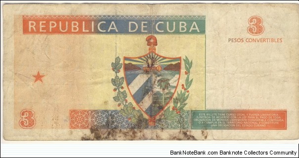 Banknote from Cuba year 1994