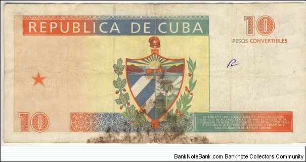 Banknote from Cuba year 1994