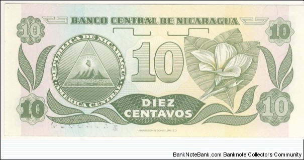 Banknote from Nicaragua year 1991