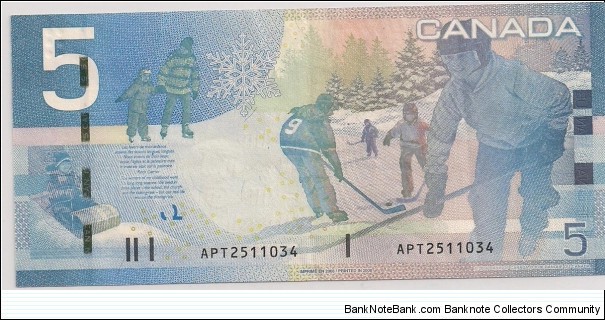 Banknote from Canada year 2006