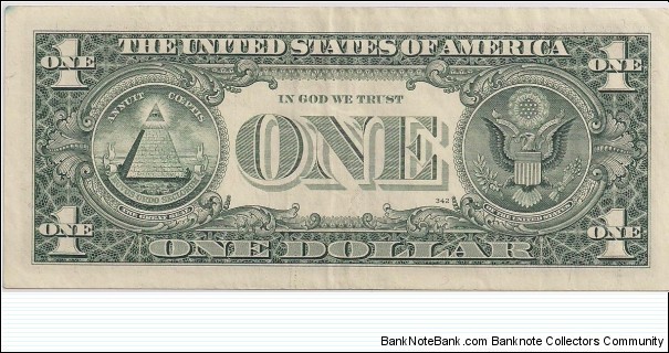 Banknote from USA year 1995