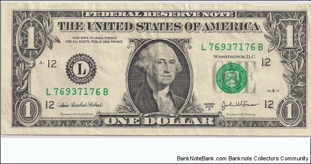 1 Dollar Banknote