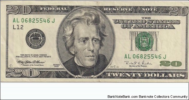 20 Dollars Banknote