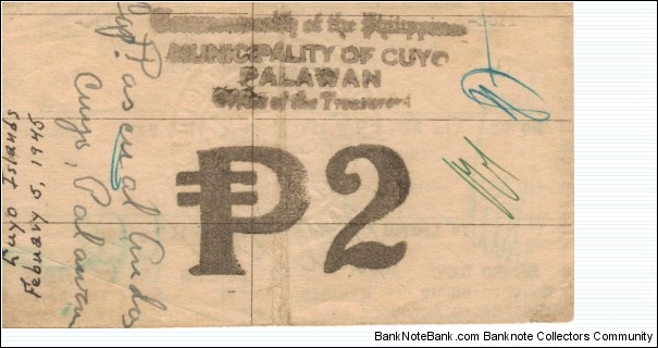 Banknote from Philippines year 1943