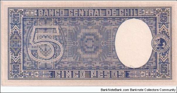 Banknote from Chile year 1958