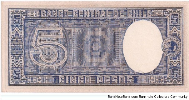 Banknote from Chile year 1958