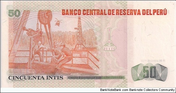 Banknote from Peru year 1987