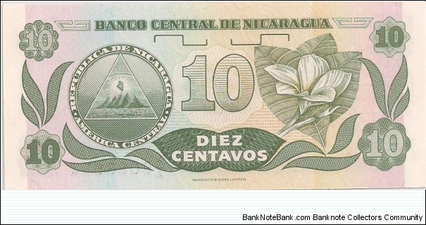 Banknote from Nicaragua year 1990