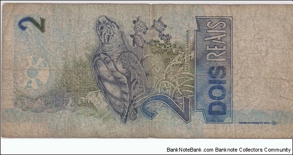 Banknote from Brazil year 2001