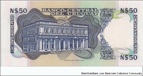 Banknote from Uruguay year 1975