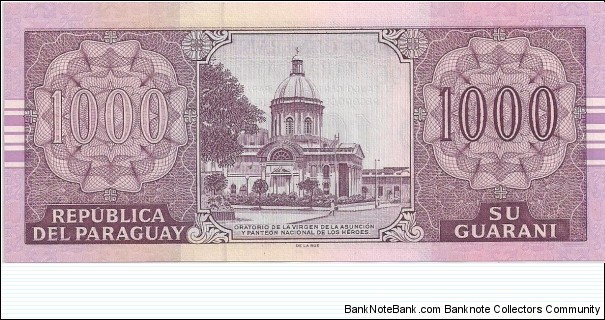 Banknote from Paraguay year 2004