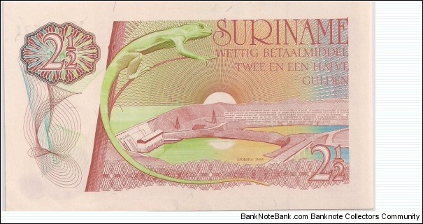 Banknote from Suriname year 1973