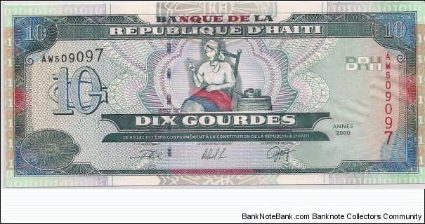 10 GOURDES Banknote