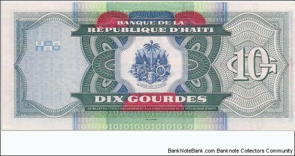 Banknote from Haiti year 2000